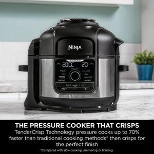 Ninja Foodi 9-in-1 Multi Cooker, 6L – Pressure & Air Fryer