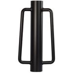 LADECH Fence Post Driver, 12LBS Heavy Duty Hand Post Pounder with Handle - Use for Metal U Posts, T Posts, Garden Fence (12 LBS)