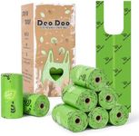 Dog Poo Bags with Handles, 120 Counts 8 Rolls Leak Proof and Extra Thick Waste Bags Refill Rolls for Dogs, Cherry Blossom Scented