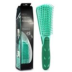 BESTOOL Hair Brush-Detangler Nylon Bristles Brush Vented Blow Dryer Curly Massage Hair Brush for Men Women Kids-Easy Cleaning Brush (Green)