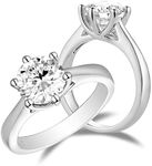 DovEggs 1-3 Carat Brilliant Round F