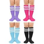Zando Soccer Socks Kids Girls Knee 
