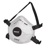 Trend FFP3 Disposable Dust Masks, Pack of 5, Lightweight Valved Respirator, Fine Particle Protection, RPE/FFP3V/5