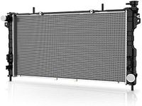 DWVO Radiator Complete Radiator Compatible with 2001-2004 Chrysler Town Country Plymouth Voyager, Compatible with 2001-2004 Dodge Caravan Grand Caravan 3.3L 3.8L 6 Cyl DWRD1011