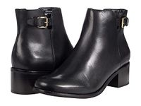 Cole Haan Women's Haidyn Bootie (45mm) Ankle Boot, Black Leather, 6