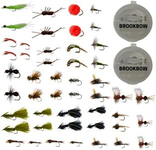Guide’s Stash Fly Fishing Flies Kit | Assortment of 48 Hand Tied Flies for Fly Fishing | Guide-Quality Fly Fishing Accessories