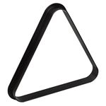 OKKO Billiard Pool Table Plastic 8 Ball Triangle Rack Black for Standard 2 ¼” Pool Balls