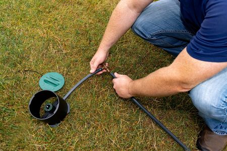 Rain Bird In-Ground Rotor Sprinkler System Kit – Click-N-Go Hose Connection