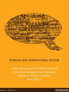 Conflict Management: Pearson New International Edition