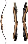 LWANO Archery Takedown Recurve Bow 62", Standard Recurve Bow for Aldults & Beginners, Right Handed, 25-50 Lbs