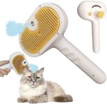 Cat Steam Brush for Shedding Cloud Care Cat Brush with Steam Self Cleaning Spritz Defur Comb Cat Grooming Brush for Long and Short Hair of Cat and Dog