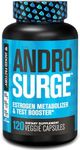 Androsurge Estrogen Blocker for Men - Natural Testosterone Booster for Men & Estrogen Metabolizer with Tongkat Ali, DIM, Long Jack & More - Test Booster & Muscle Builder - 120 Count