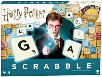Mattel Games Scrabble Edizione Speciale Harry Potter, Gioco da Tavola delle Parole Crociate Giocattolo per Bambini 10+ Anni, GMY41 + Personaggio Hermione Granger