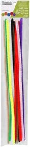 Essentials By Leisure Arts Chenille Stems Multi-Color 12" 3Mm 25Pc - Versatile Pipe Cleaners for Crafts, DIY Projects, and Decorations - Bright, Flexible Craft Pipe Cleaners