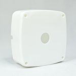 PVC 5x5 inches Junction Box (Pack of 4) Square & Premium Quality | Weather-Resistant | For CCTV Camera | Mounting Junction Box