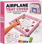 SWANOO Airplane Tray Cover Kids & Toddler Travel Essentials & Tablet Holder