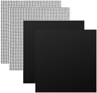 AMPtaan Air Fryer Oven Liners and Mesh Grill Mats Compatible with Ninja Foodi SP101 SP201 SP301，Reusable 12inch Non-Stick Liner for Bottom of Oven and Air Fryer Toaster Oven Mat for Oven