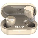 TOZO T12 (Large Ergonomic Edition) Wireless Earbuds Bluetooth 5.3 Headphones Premium Sound Performance Touch Control LED Digital Display Wireless Charging Case Earphones