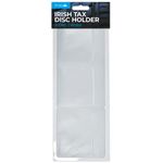 Simply ITDH003 White Irish Tax 3-Disc Holder - Self Cling & Easy Removal for Road Tax and Insurance Certificates