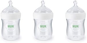 NUK Simply Natural Bottle with SafeTemp, 5 oz (150 mL), 3 Pack