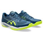 ASICS Mens Solution Swift FF 2 Mako Blue/Safety Yellow Tennis Shoes - 8 UK (1041A466.400)