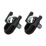 WR01X25070 Refrigerator Door Handle Mounting Stud Replacement GE Fridge Freezer Handle Fastener Assembly AP7175647 WR01X39781 Black 2 Set