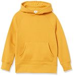 Amazon Essentials Boys' Fleece Pullover Hoodie Sweatshirts, Golden Yellow, Medium