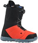 Burton Men's Moto BOA Snowboard Boots, Size 10.5, Blk/Fstred