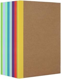 TRASEXTRA 16 Pack A5 Kraft Notebooks Composition Notebooks Exercise Book Writing Journals Bulk Pack Writing Books Notepads.8.3×5.5IN,30 Sheets Of 60 Pages