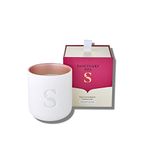 Sanctuary Spa Ruby Oud Candle | Sweet Amber and Oud Scented Ceramic Candle, 260 g | Natural Shea Wax | 45 Hour Burn Time | with Gift Box