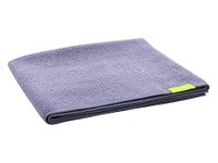 Aquis Lisse Crepe Long Hair Towel, Dark Grey