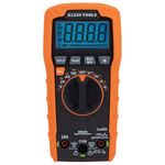 Klein Tools MM420 Digital Multimeter, Auto-Ranging TRMS Multimeter, 600V AC/DC Voltage, 10A AC/DC Current, 50 MOhms Resistance,Orange/Black