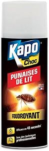 KAPO Aerosol Foudroyant contre les Punaises de Lit - 400 ml - Idéale pour Éliminer les Punaises de Lit - Action Immédiate - Effet Curatif