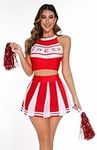 AUGERLEO Cheerleader Costume Women 
