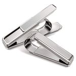 M-Clip Stainless Steel Money Clip - Cash and Credit Card Holder for Men - Minimalist Slim Wallet Alternative, XL - Polished Border, One Size