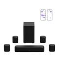 ULTIMEA 7.1ch Surround Soundbar, Sound Bar for TV with 4 Surround Speakers, Peak Power 330W, Surround Sound System, HDMI ARC, TV Soundbar with Subwoofer, Bluetooth® 6.0, Aura A40 Pro, 2026 Upgraded