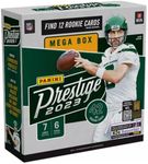 2023 Panini Prestige Football Trading Card Mega Box - 42 Football Cards - Looks for rookies Like CJ Stroud, Will Levis, Anthony Richardson, Bryce Young, and More!