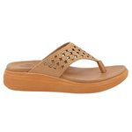 Medifeet Women's Trendy Thong Sandals (BEIGE, numeric_4)