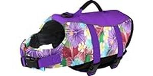 Mklhgty Ripstop Dog Life Jacket, Re