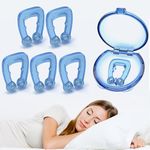 Anti Snore Devices 6 Pack, Magnetic Anti Snore Clip Reusable Anti Snoring Device, Professional Effective Snoring Solution