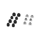 INF Ear Tips for Sony WF-1000XM3/WF-1000XM4 Black 7 Pair