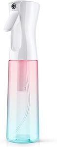 URAQT Pulverizador Agua Peluqueria, 300ml Bote Spray Pulverizador Reutilizable, Fina Niebla Continuo Nebulizador Agua para Cabello, Botella Spray Pulverizador para Limpieza, Peinado, Planta, Mascota