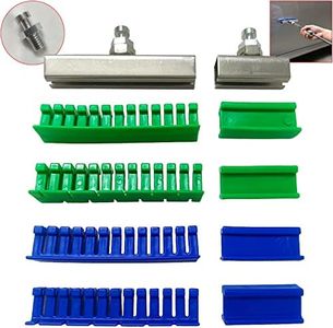 CYGOODS 10pcs/set Adhesive Green Blue Glue Tabs Tools Kits for Car Paintless Dent Repair Tool Auto Dent Repair Tools Long Dent Repair Tools