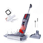 ATVEL F16 Ultimate Cordless Wet and Dry Vacuum Cleaner and Mop with UV Sterilization, Self-Cleaning, HEPA-12 Filter, LED Display, Long Battery Life for Hard Floors & Carpets