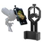 Cell Phone Adapter Mount,Binocular Monocular Spotting Scope Telescope and Microscope Cellphone Clip,Smartphone Adapter Holder,for 5cm-9cm Phone