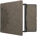 kwmobile Cover Compatible with Amazon Kindle Scribe Cover - eReader Case - Rising Sun Grey