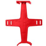 PRO CAKEN 10.6 inch Universal Motorcycle Fork Brace Protection Plastic Fork Support Guard Fork Saver for Most Motorcycles Pit Dirt Bikes Motorcycle Accessories-Red