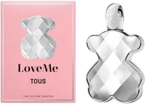 TOUS LoveMe the Silver Parfum for Women, Long-Lasting Floral Fragrance, Elegant Scent with Notes of Rose, Jasmine and Musk. Long-Lasting Scent for Everyday Wear, 3 Fl Oz