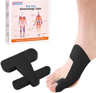 IEADEN Precut Kinesiology Tape for Bunion, 40 Pcs, Black