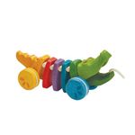 PlanToys 1416 Rainbow Alligator Baby Toy